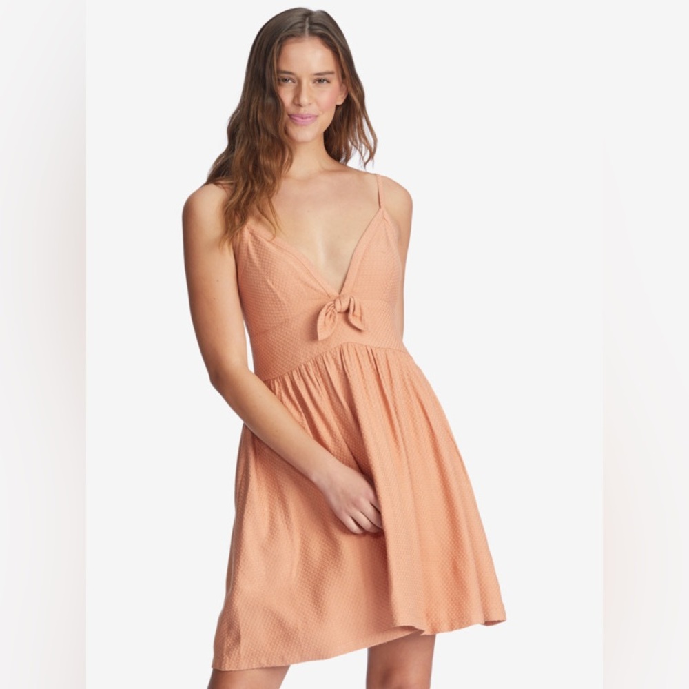 Peach Sleeveless Dress